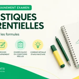 Pack entraînement examen de statistiques inférentielles